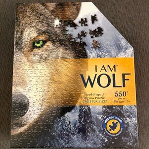 Madd Capp I Am Wolf Shaped 550pc Jigsaw Puzzle Unique Puzzle